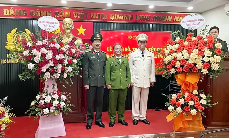 Phó Giám đốc Công an Đà Nẵng giữ chức Phó Cục trưởng An ninh Chính trị nội bộ