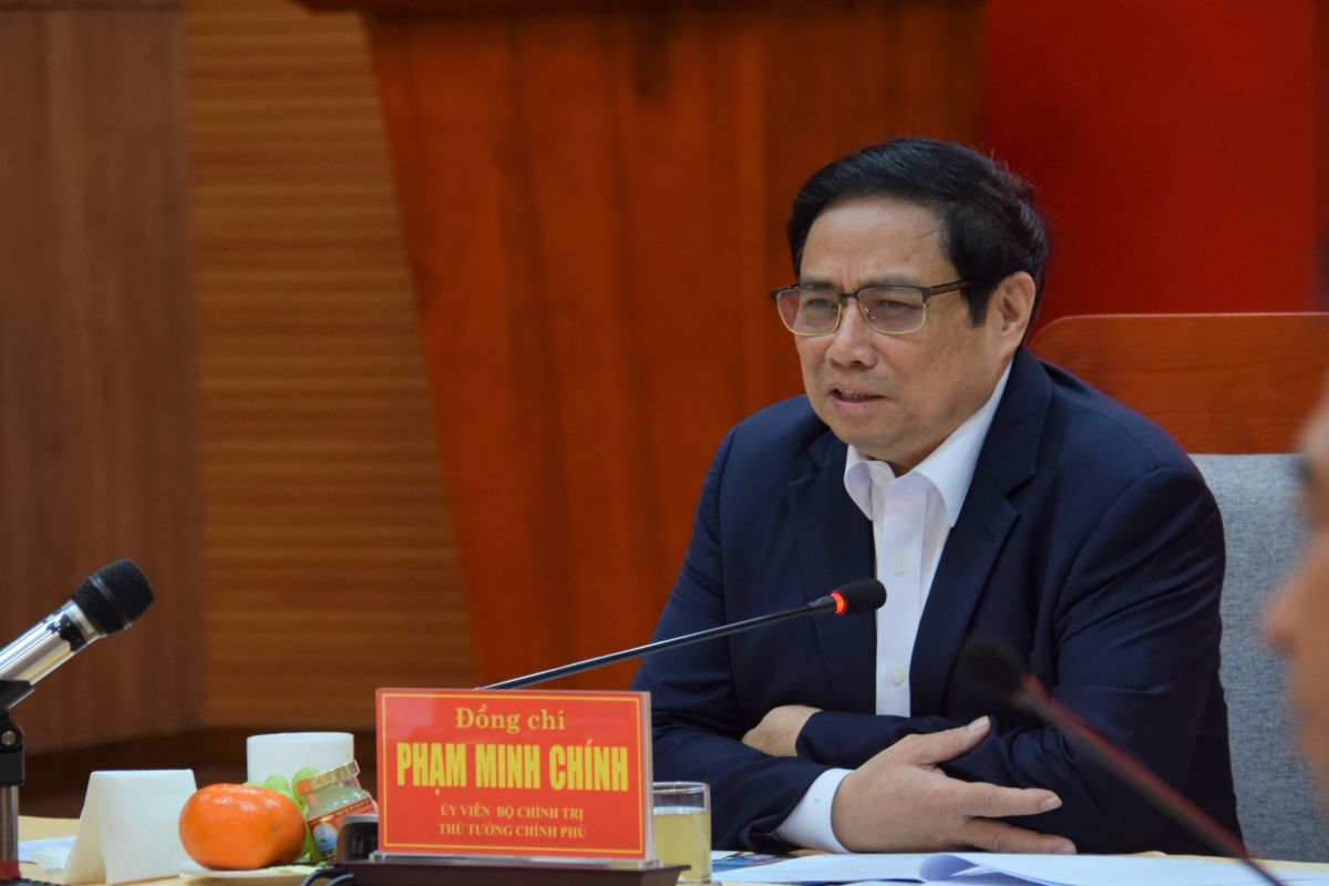 Thủ tướng Phạm Minh Chính làm việc với lãnh đạo chủ chốt tỉnh Khánh Hòa