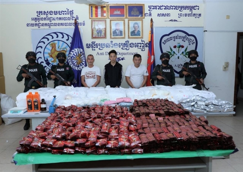 Campuchia bắt giữ gần 4.000 nghi phạm liên quan đến ma túy trong 3 tháng