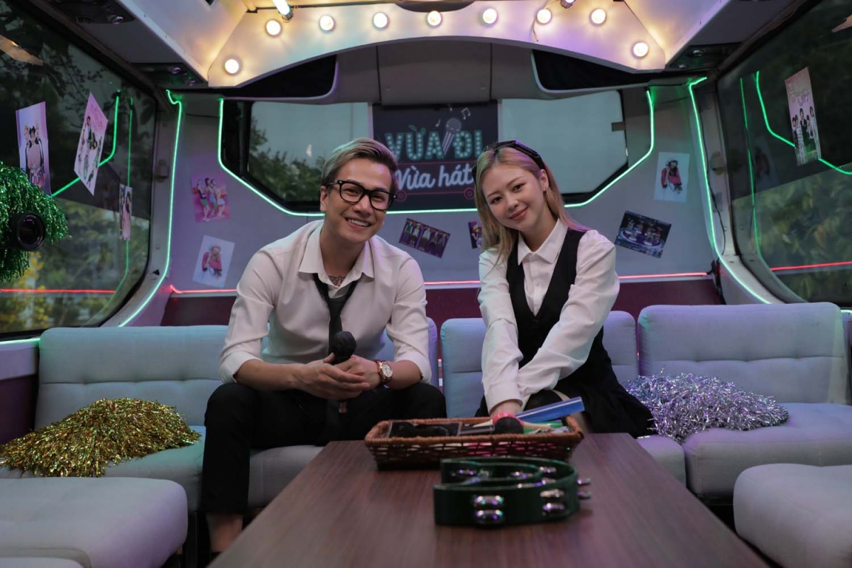 Lou Hoàng “nên duyên” ngọt lịm với Liz Kim Cương tại "Vừa đi vừa hát"
