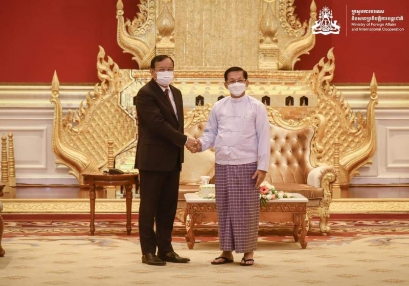 Đặc phái viên ASEAN về Myanmar gặp Thống tướng Min Aung Hlaing