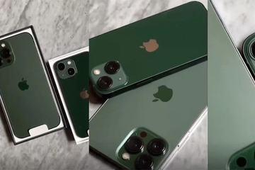 Cận cảnh iPhone 13 màu mới Green Alpine đẹp mê hồn