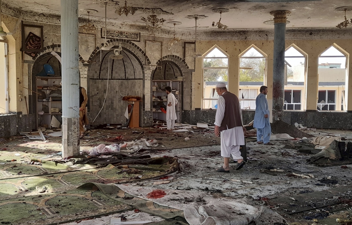 Nổ tại nhà thờ Hồi giáo ở Afghanistan khiến ít nhất 25 người thiệt mạng