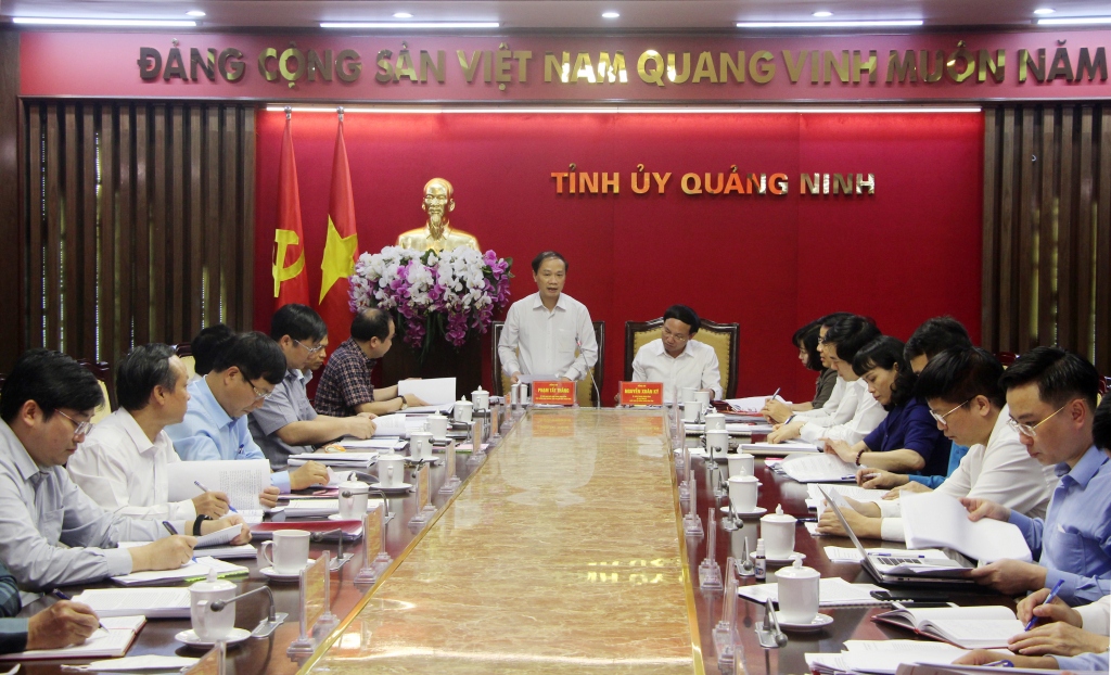 Ban Dân vận Trung ương làm việc với tỉnh Quảng Ninh