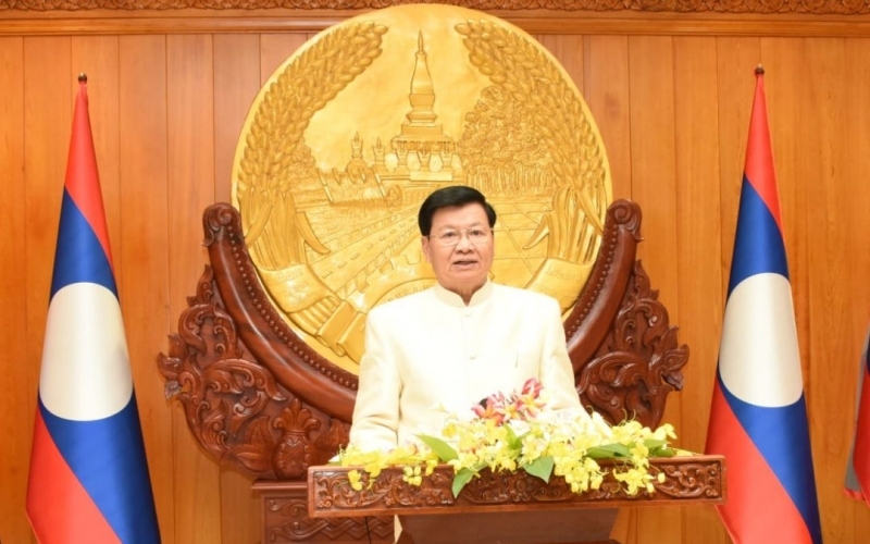 Tổng Bí thư, Chủ tịch nước Lào gửi thông điệp nhân dịp Tết cổ truyền Bounpeemai 