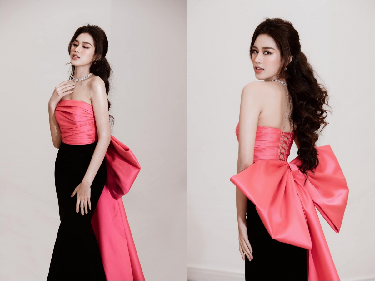 Chuyện showbiz: Hoa hậu Đỗ Thị Hà khoe dáng ngọt ngào, quyến rũ với bộ váy cúp ngực