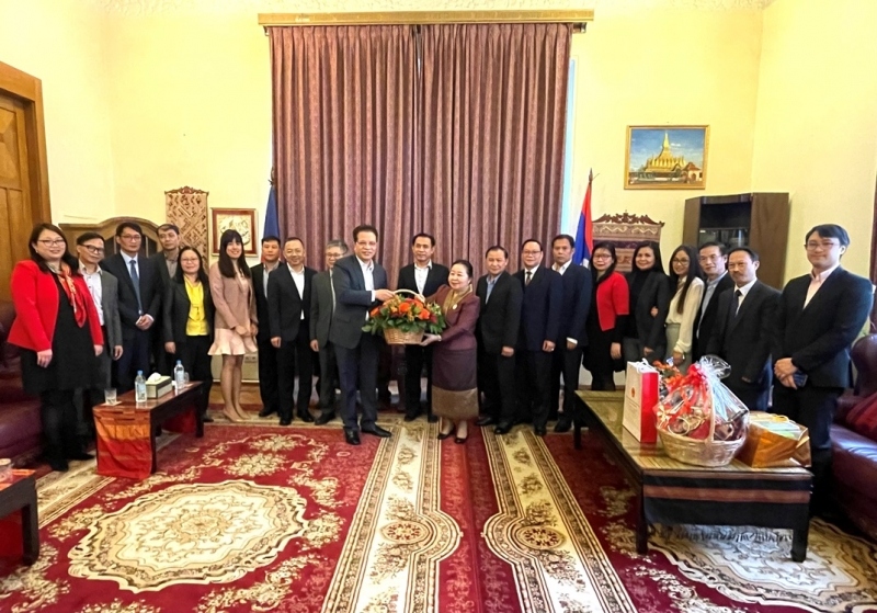 Đại sứ Việt Nam tại Nga chúc mừng Tết cổ truyền Lào - Bun Pi May