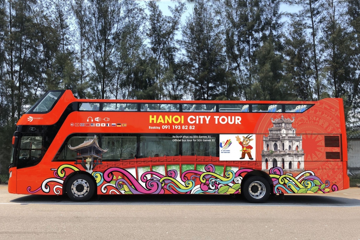 Các thành viên tham gia SEA Games 31 (bao gồm quan khách, các đoàn đại biểu, các vận động viên, huấn luyện viên, các phóng viên báo chí quốc tế và Việt Nam) sẽ được trải nghiệm miễn phí dịch vụ xe buýt 2 tầng du lịch “Hanoi City tour” trong tháng 5/2022. 