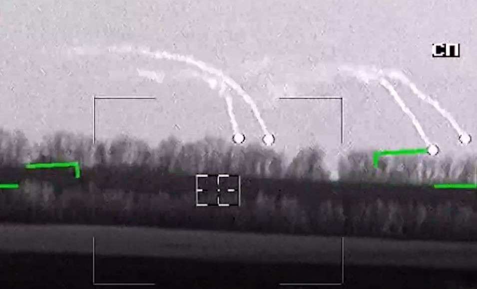 Nga công bố video chiến đấu cơ Sukhoi Su-24M không kích các lực lượng của Ukraine