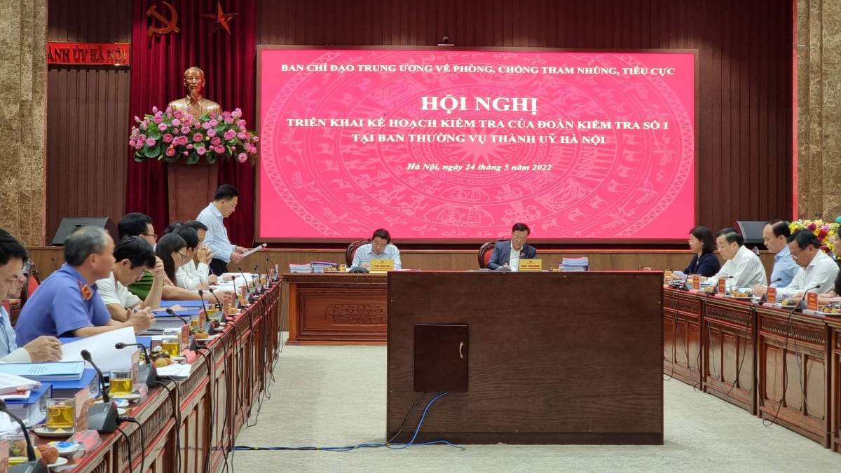 Công bố quyết định kiểm tra về phòng, chống tham nhũng tại Thành ủy Hà Nội