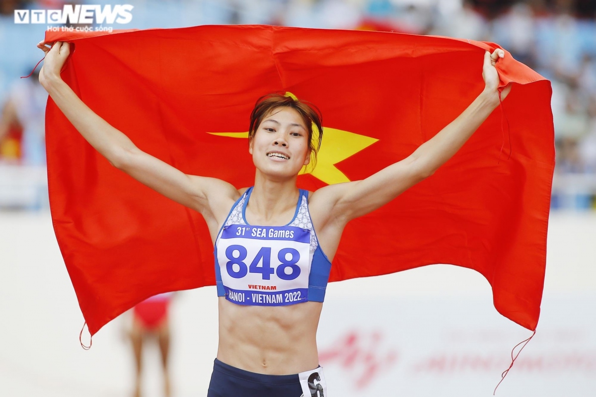 Điền kinh Việt Nam vượt Thái Lan, đứng đầu SEA Games 31: Thắng bằng thực lực