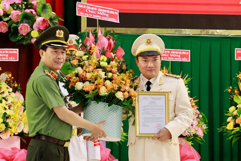 Đại tá Trương Minh Đương được bổ nhiệm giữ chức Giám đốc Công an tỉnh Lâm Đồng