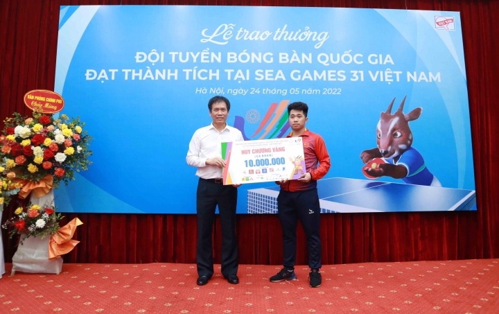 Vinh danh tấm HCV SEA Games sau 19 năm của bóng bàn Việt Nam