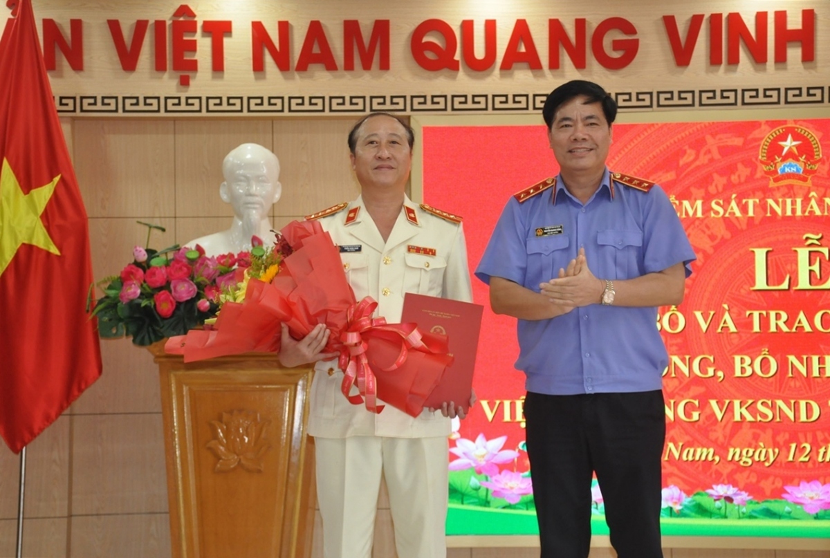 Phó Viện trưởng VKSND Đà Nẵng giữ chức Viện trưởng VKSND tỉnh Quảng Nam