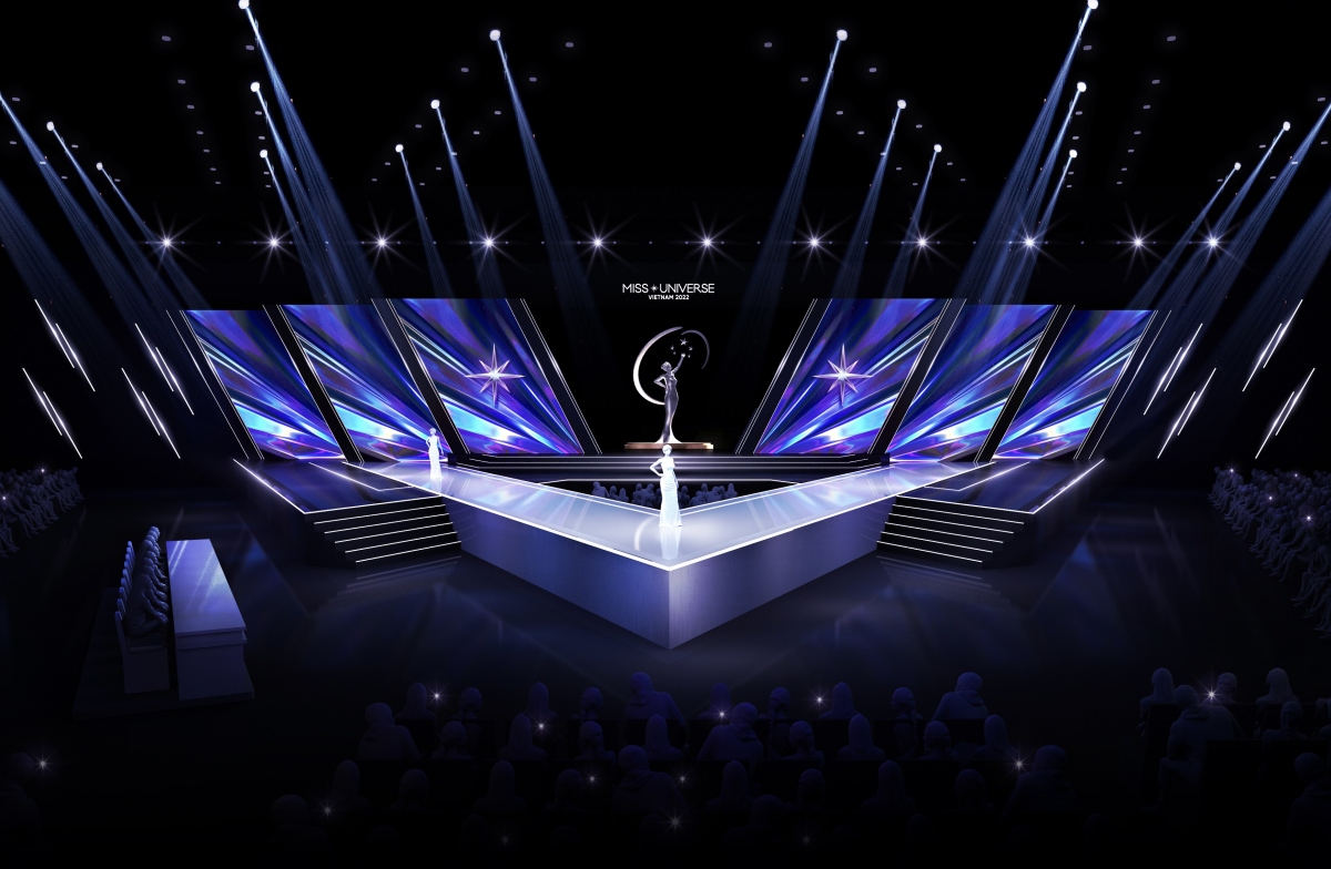 Bật mí sân khấu chuẩn quốc tế đêm thi bán kết - chung kết Hoa hậu Hoàn vũ Việt Nam 2022