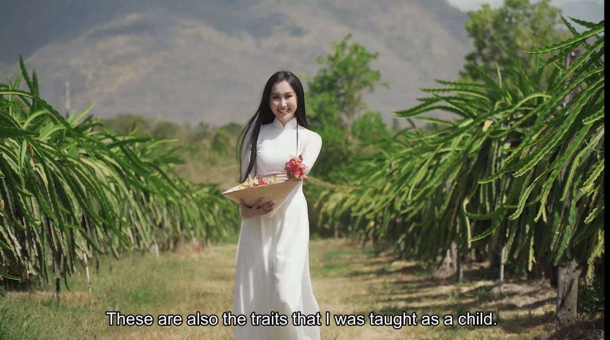 Đoàn Hồng Trang tự hào giới thiệu vẻ đẹp của Việt Nam ở Miss Global qua video
