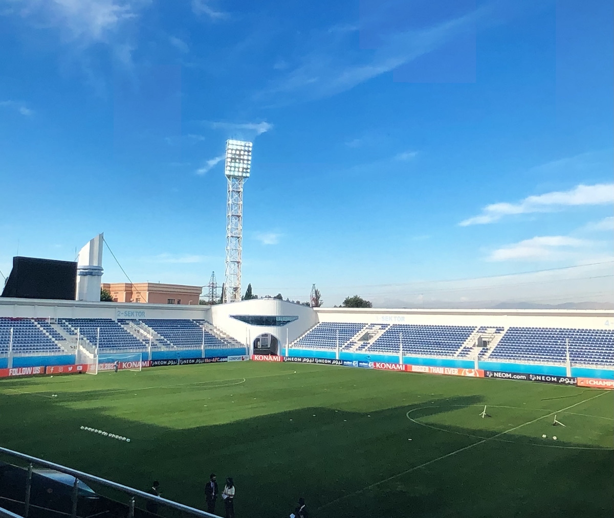 Toàn cảnh sân vận động Lokomotiv, nơi diễn ra trận đấu U23 Việt Nam - U23 Hàn Quốc