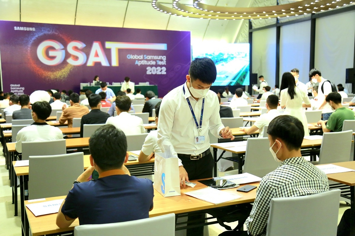 Samsung Việt Nam tổ chức thi tuyển dụng GSAT dành cho kỹ sư và cử nhân