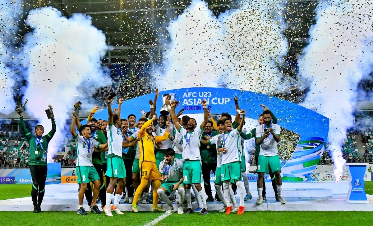 Vô địch U23 châu Á 2022, mỗi cầu thủ U23 Saudi Arabia được thưởng 6,2 tỷ đồng