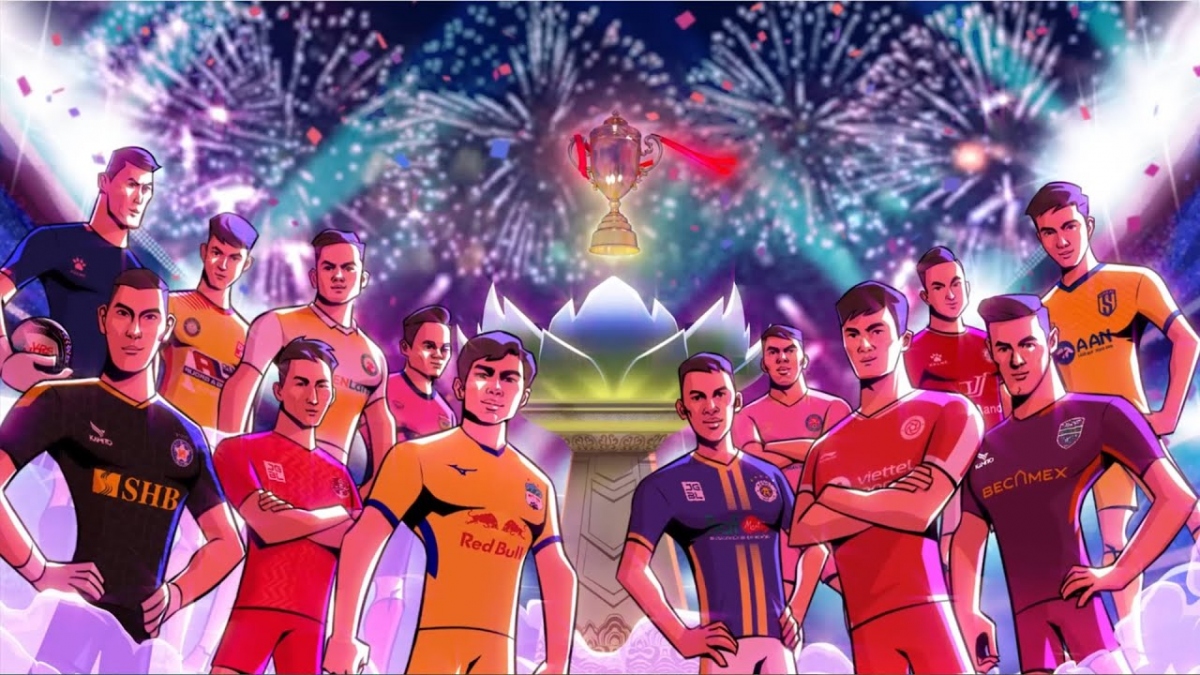 Công Phượng, Hùng Dũng xuất hiện "chất lừ" trong bộ poster của V-League 2022