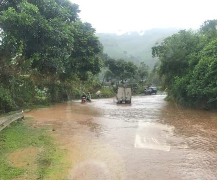 Mưa lớn gây ngập lụt cục bộ tại Sông Mã, Sơn La