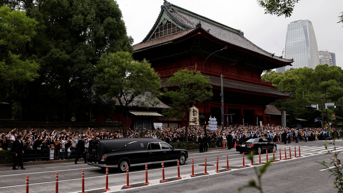 Hành trình cuối cùng của cố Thủ tướng Nhật Bản Abe Shinzo