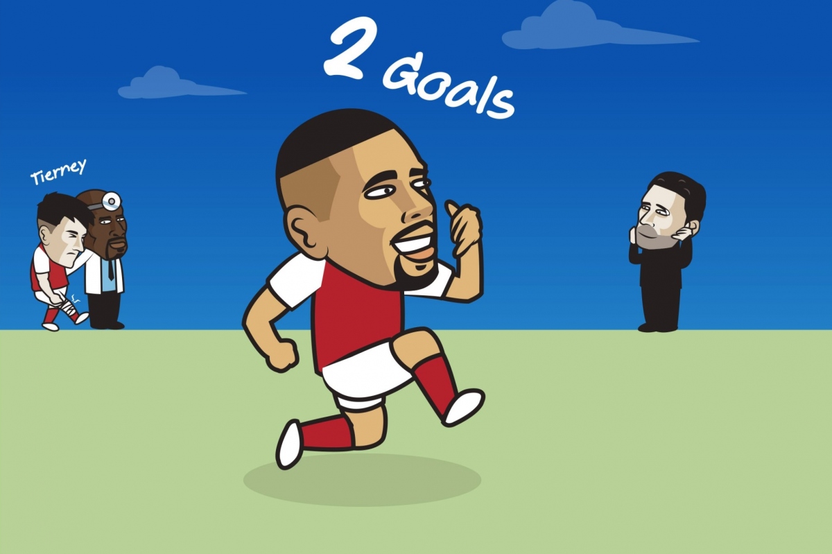 Biếm hoạ 24h: Gabriel Jesus ra mắt "hoành tráng" ở Arsenal