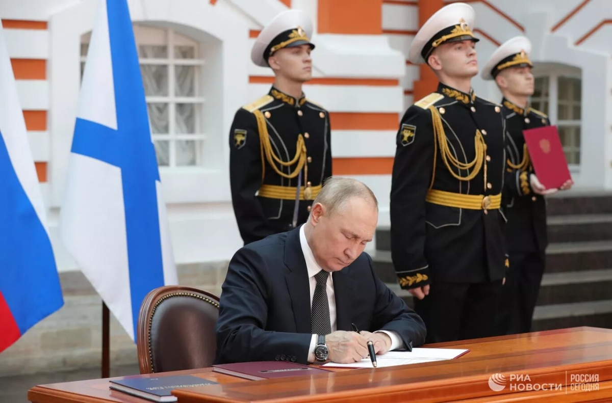 Tổng thống Nga Putin ký sắc lệnh Học thuyết Hải quân mới, nêu mối đe dọa từ Mỹ