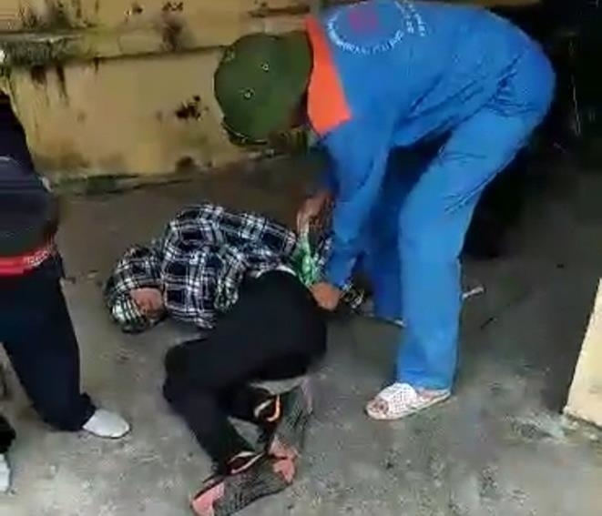 Nam thanh niên mang hung khí xông vào cướp ngân hàng ở Thái Bình