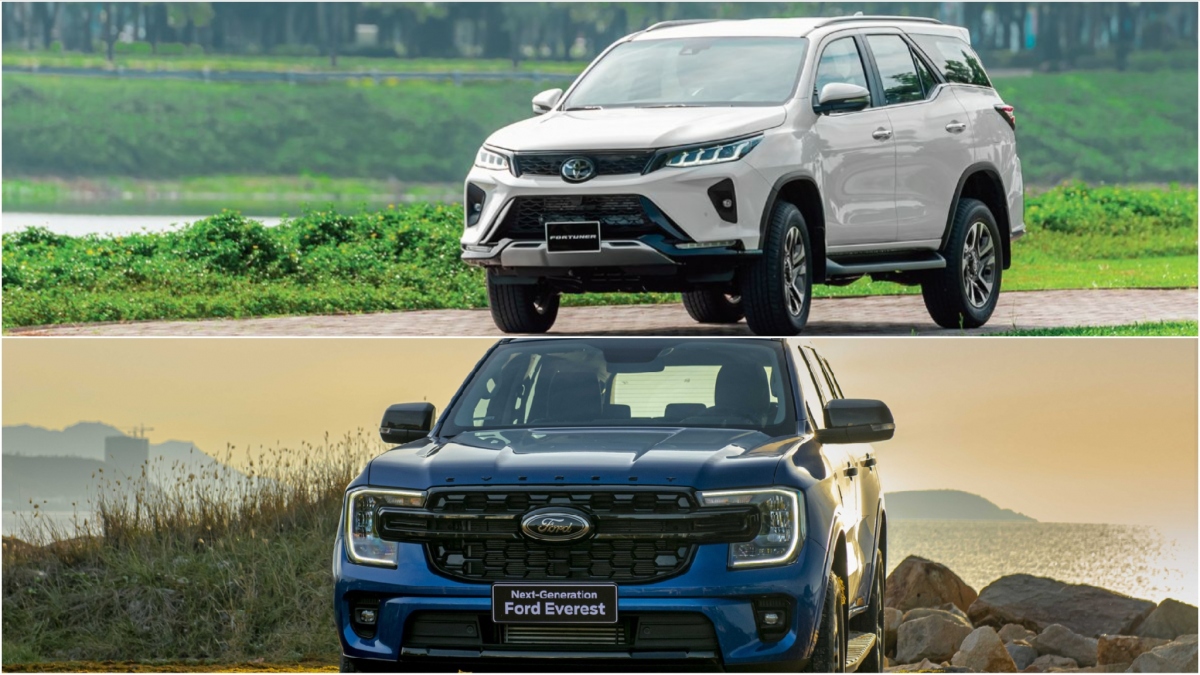 Hơn 1,4 tỷ đồng chọn Ford Everest hay Toyota Fortuner?