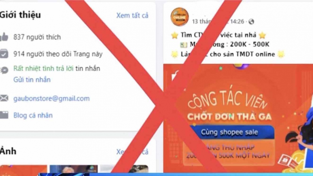 Tuyển cộng tác viên xử lý đơn hàng online: Vì sao nhiều người "mắc bẫy"?