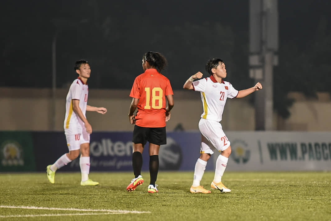 Sao trẻ ĐT nữ Việt Nam quyết tâm cùng đồng đội vào chung kết AFF Cup nữ 2022