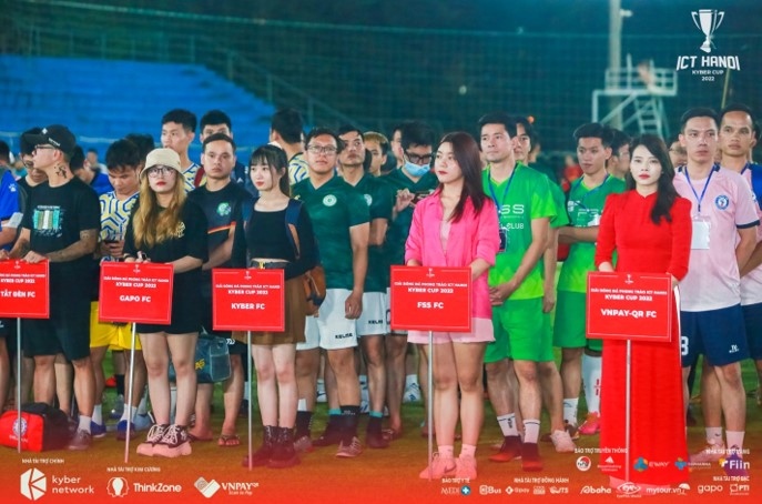 Chính thức khai mạc Giải bóng đá ICT Hà Nội - Kyber Cup 2022