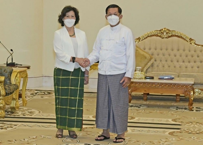 Đặc phái viên Liên Hợp Quốc gặp lãnh đạo chính quyền quân sự Myanmar