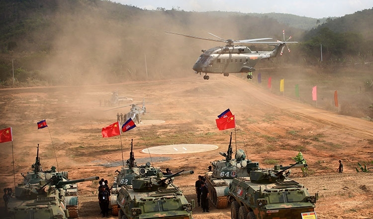Campuchia và Trung Quốc xem xét nối lại cuộc tập trận chung "Rồng vàng"