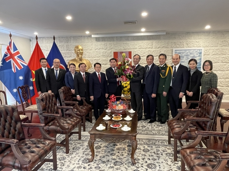 Đại sứ quán Lào tại Australia chúc mừng Quốc khánh Việt Nam