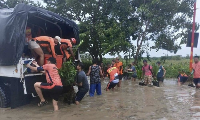 Philippines khắc phục hậu quả của bão Ma-on