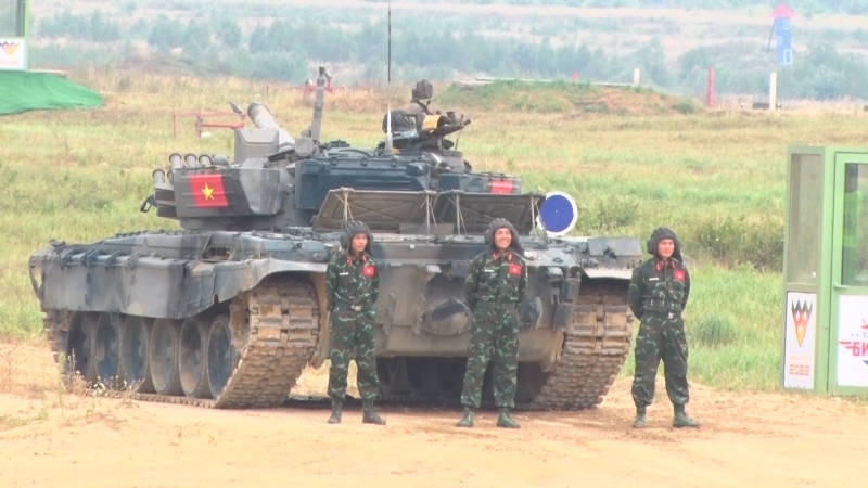 Kíp xe tăng số 3 của Việt Nam thi đấu ấn tượng tại Army Games 2022