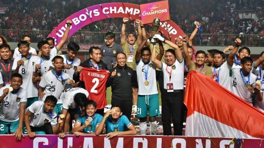 U16 Indonesia được thưởng lớn khi vô địch U16 Đông Nam Á 2022