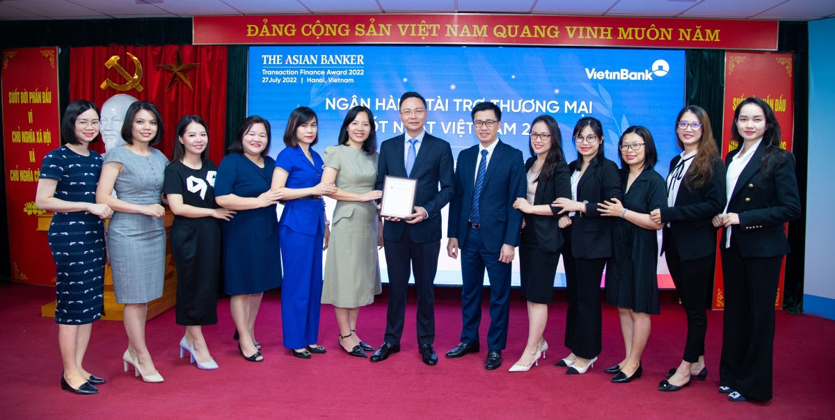 VietinBank - Ngân hàng tài trợ thương mại tốt nhất Việt Nam 2022