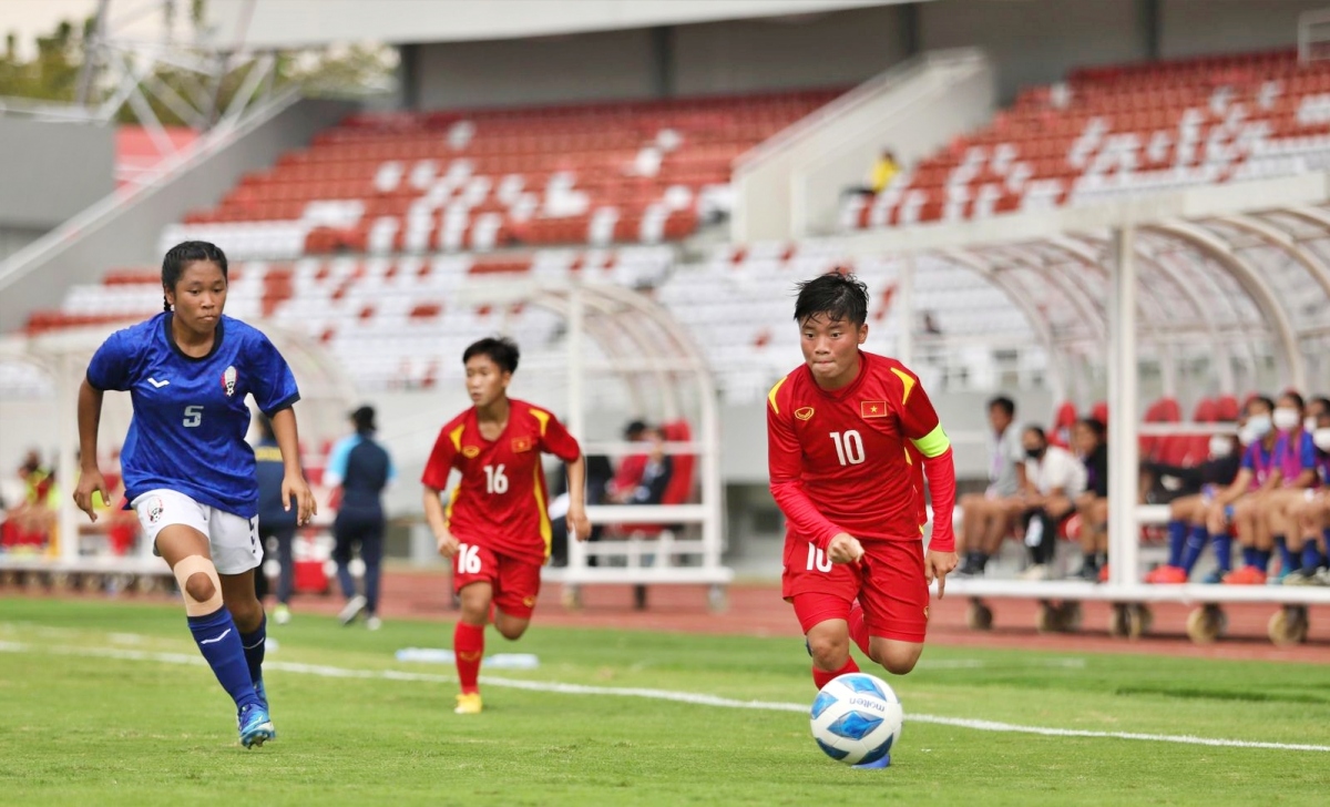 U18 nữ Việt Nam đứng trước cơ hội vô địch U18 nữ Đông Nam Á 2022