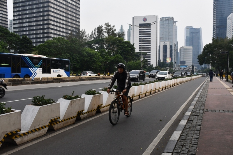 Mở rộng làn đường xe đạp - Jakarta hướng tới thành phố thân thiện với môi trường