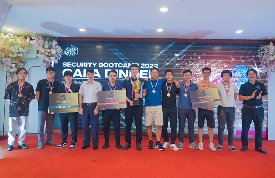 VNPT 2 năm liền vô địch tại Đấu trường An toàn thông tin Security Bootcamp 2022