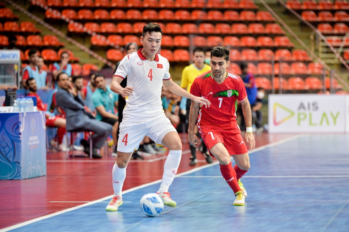 ĐT Futsal Việt Nam thua Iran ở Continental Futsal Championship 2022