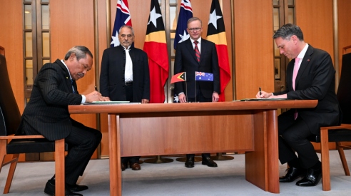 Australia và Timor Leste ký thỏa thuận quốc phòng lịch sử