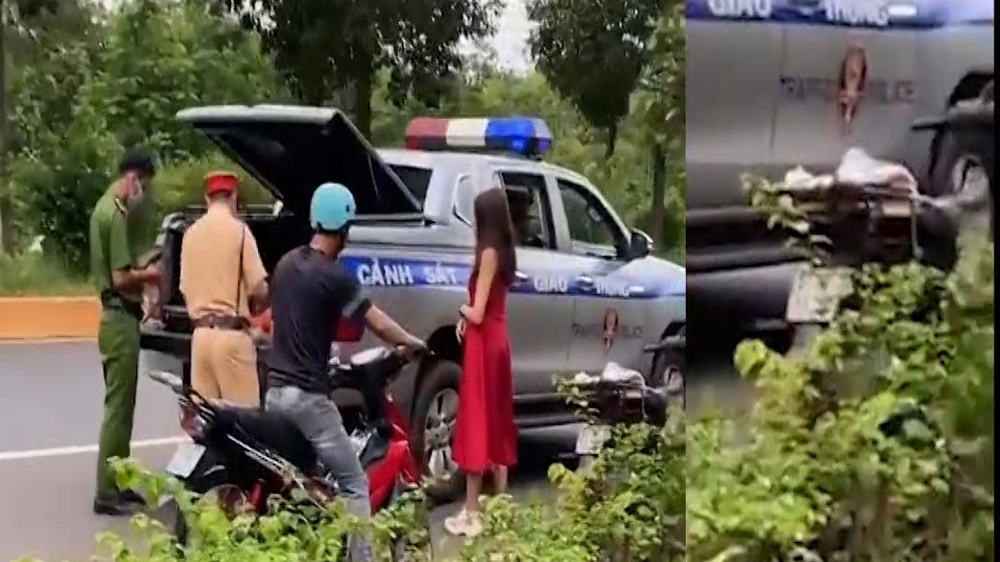 Xử phạt nữ tài xế say xỉn gây tai nạn rồi điều khiển xe nổ lốp bỏ chạy