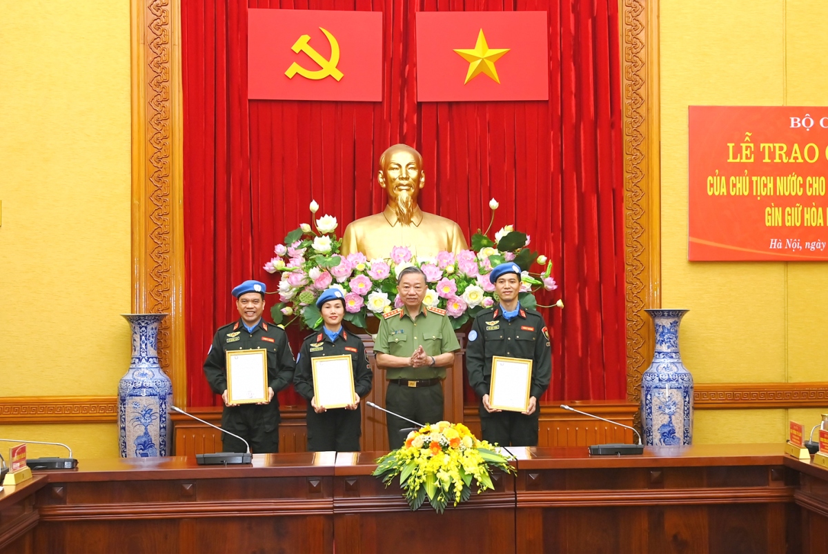 3 sĩ quan công an Việt Nam sẽ thực hiện nhiệm vụ gìn giữ hòa bình LHQ
