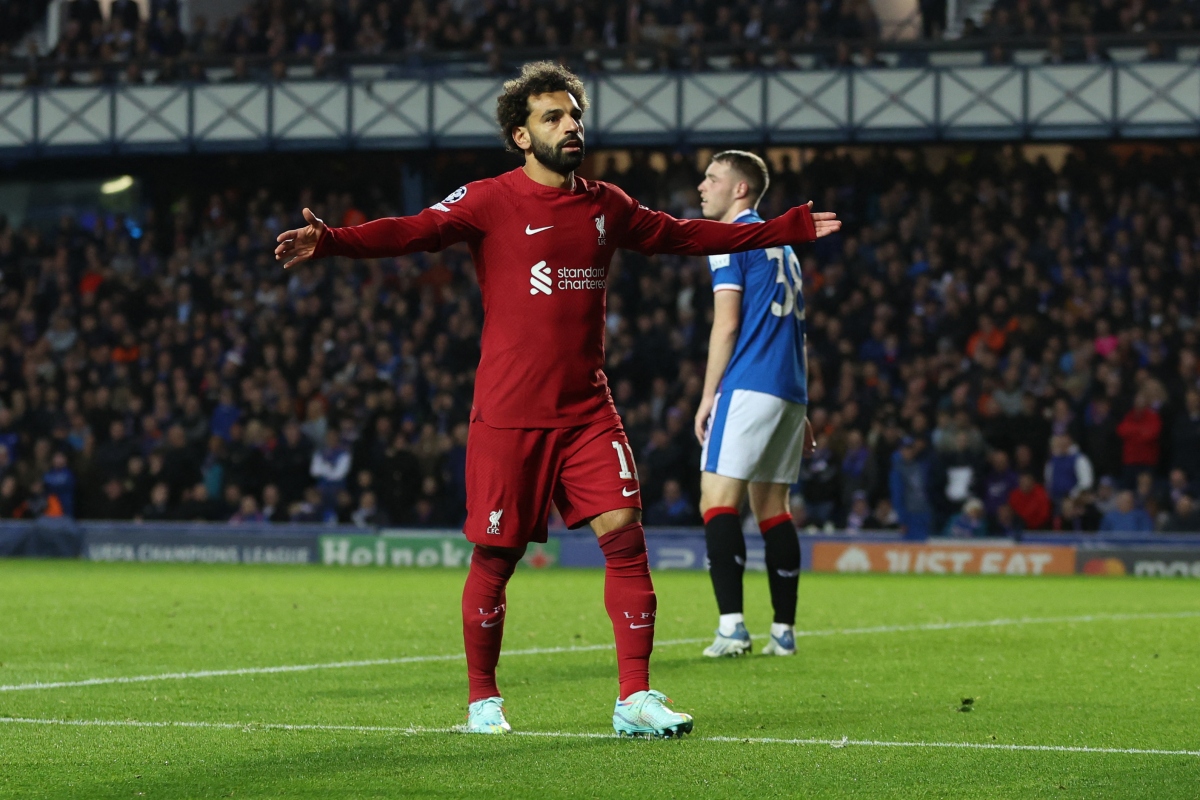 Đại thắng Rangers nhờ hat-trick của Salah, Liverpool tiến gần vòng 1/8