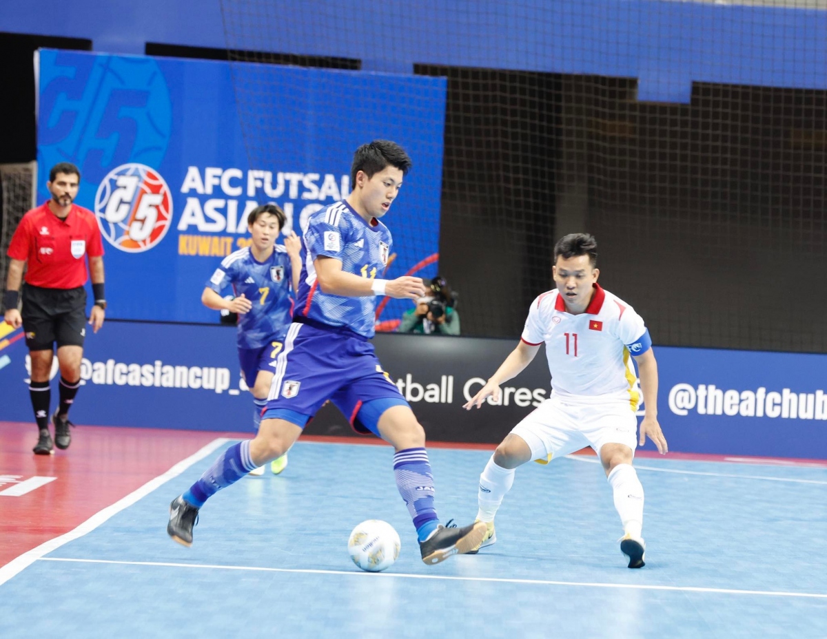 Thua Nhật Bản 0-2, ĐT Futsal Việt Nam đối đầu Iran ở tứ kết Futsal châu Á