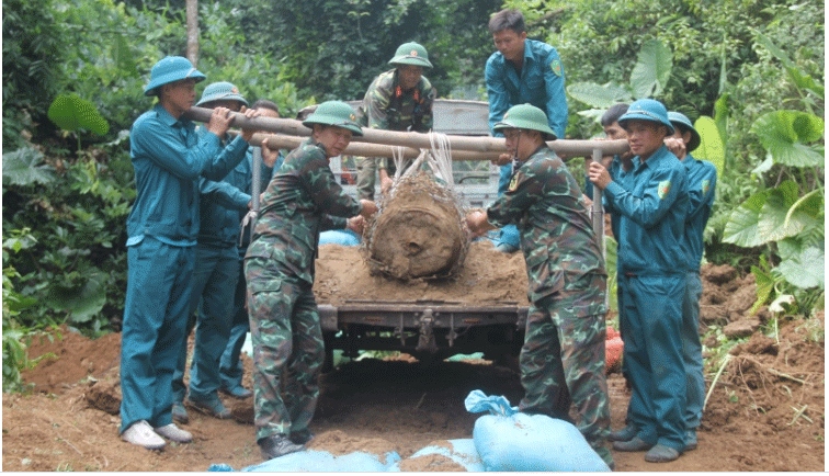 Sơn La hủy nổ quả bom nặng khoảng 340 kg tồn đọng sau chiến tranh